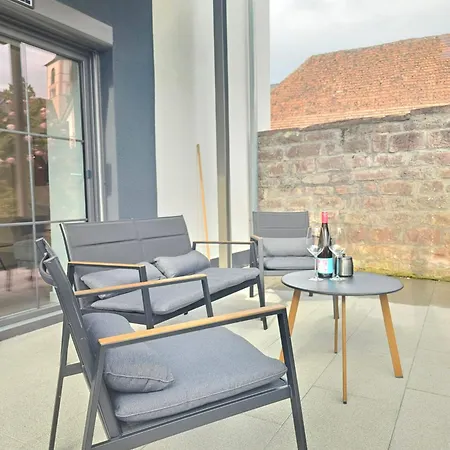 Apartmán Design I Gewoelbe I Sanierter Pferdestall I Europapark I Boxspring I Nespresso I Terrasse I Parkplatz *